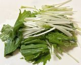 豚ハツと水菜の炒め物作り方1写真
