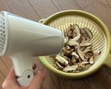 ドライヤー3分♪時短しいたけチップス作り方2写真