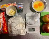 ホットケーキミックスでりんごのマフィン作り方1写真