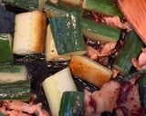 レタス、きゅうり、豚肉の中華風炒め作り方6写真