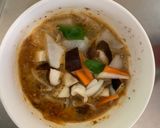 肉無豆腐中華風クリーミーガパオ味野菜炒め作り方13写真
