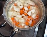 こうや豆腐と大根の煮物作り方2写真
