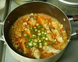 鶏とオクラのシチューあったかいワン鍋簡単作り方3写真
