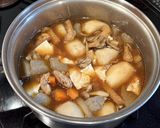 邪道の鶏肉入りけんちん汁作り方3写真