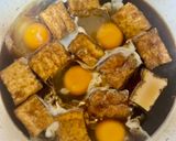 爆速メイン！厚揚げと卵の半熟煮玉子風作り方5写真