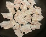 夏バテ解消メシ！ゴーヤ豚バラ卵とじ丼作り方2写真