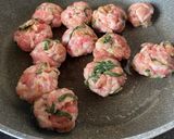 豚こま肉で作る食べ応え有る肉団子作り方5写真