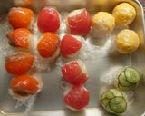 食べられる花束！ブーケてまり寿司作り方5写真