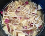 新生姜とさつまいもの麺つゆ炊き込みご飯作り方5写真
