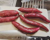 薩摩芋の檸檬煮作り方1写真
