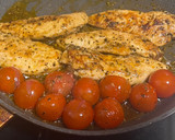 アヒージョ風ササミとプチトマトのサラダ🥗作り方2写真