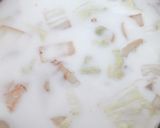 【白菜とベーコンのクリームパスタ】作り方4写真