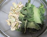 鶏むね肉と乾物のお粥作り方1写真
