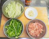 豚肉とピーマンとキャベツの炒めもの作り方2写真