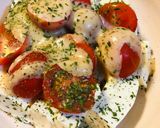 プチトマトのサラダ●ミニ柚子豆腐サラダ作り方1写真