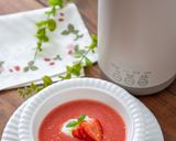 簡単！いちごスープ〜水切りヨーグルト添え作り方7写真