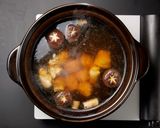 ロックバード肉入り鍋焼きうどん作り方2写真