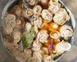 豚の角煮　短時間で完成　薄い豚バラ肉使用作り方7写真