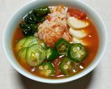 つゆは混ぜるだけ♪簡単トマト冷やしうどん作り方7写真