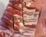 豚肉、みょうが、キャベツの炒め物作り方3写真