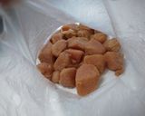 向井くうのたこ焼き器で鶏むね肉のからあげ作り方4写真