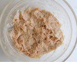 超簡単♡ツナ味噌マヨのはんぺんピザ作り方2写真