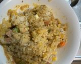 全てレンジ洋風梅ウスタークリーム炒飯弁当作り方12写真