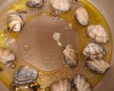 白ワイン香る♪あさりとミニトマトのパスタ作り方6写真
