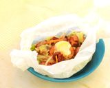 【主菜・副菜】焼きとり缶の巣ごもり卵作り方6写真