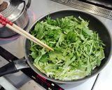 水菜とカボチャの炒めもの作り方2写真