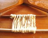 手延べ&手打ちでのうどん麺作り作り方10写真