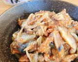 玉葱と椎茸のさば味噌和え作り方7写真