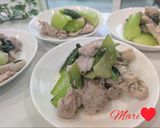 チンゲン菜と豚肉の炒め物作り方3写真