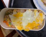 レンジクリームハヤシ味オムライス弁当作り方15写真