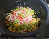 ひじきとかにかまの炊き込みご飯作り方4写真