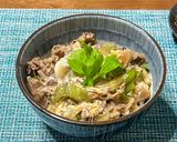 我が家のかんたん焼肉丼 こま切れ牛肉で作り方13写真