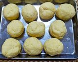 ★🌰栗・粒あん入りアーモンドおからパン♪作り方3写真