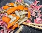 牛肉とごぼうの甘辛炒め作り方4写真