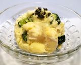 鱈のポテトサラダ　発酵玉葱、穂紫蘇の醤油漬け作り方10写真