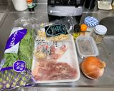 サグチキンカレー（ホウレン草のカレー）作り方1写真