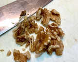 宮内菜（かき菜）の胡桃マヨネーズ作り方3写真