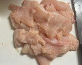 むね肉とキャベツの味噌炒め作り方1写真