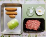 簡単夕飯昼食ミートソースウインナーワンパンパスタ作り方1写真