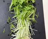 水菜としらたきのサラダ作り方1写真