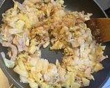 鉄板焼き屋の裏メニュー風オムソース焼き飯作り方3写真