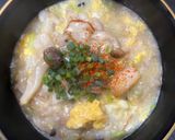 簡単！ とろとろあんかけきのこ雑炊作り方4写真