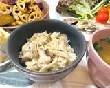 きのこの旨みたっぷりきのこご飯・炊き込みご飯作り方7写真