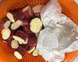 べっこう飴絡めて🍠はレンチンで本格大学芋作り方1写真