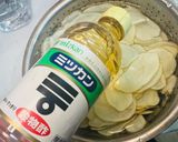 自家製!あおさ粉とめかぶ塩で最強ポテチ作り方3写真