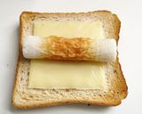 竹輪とチーズの骨活トースト作り方3写真